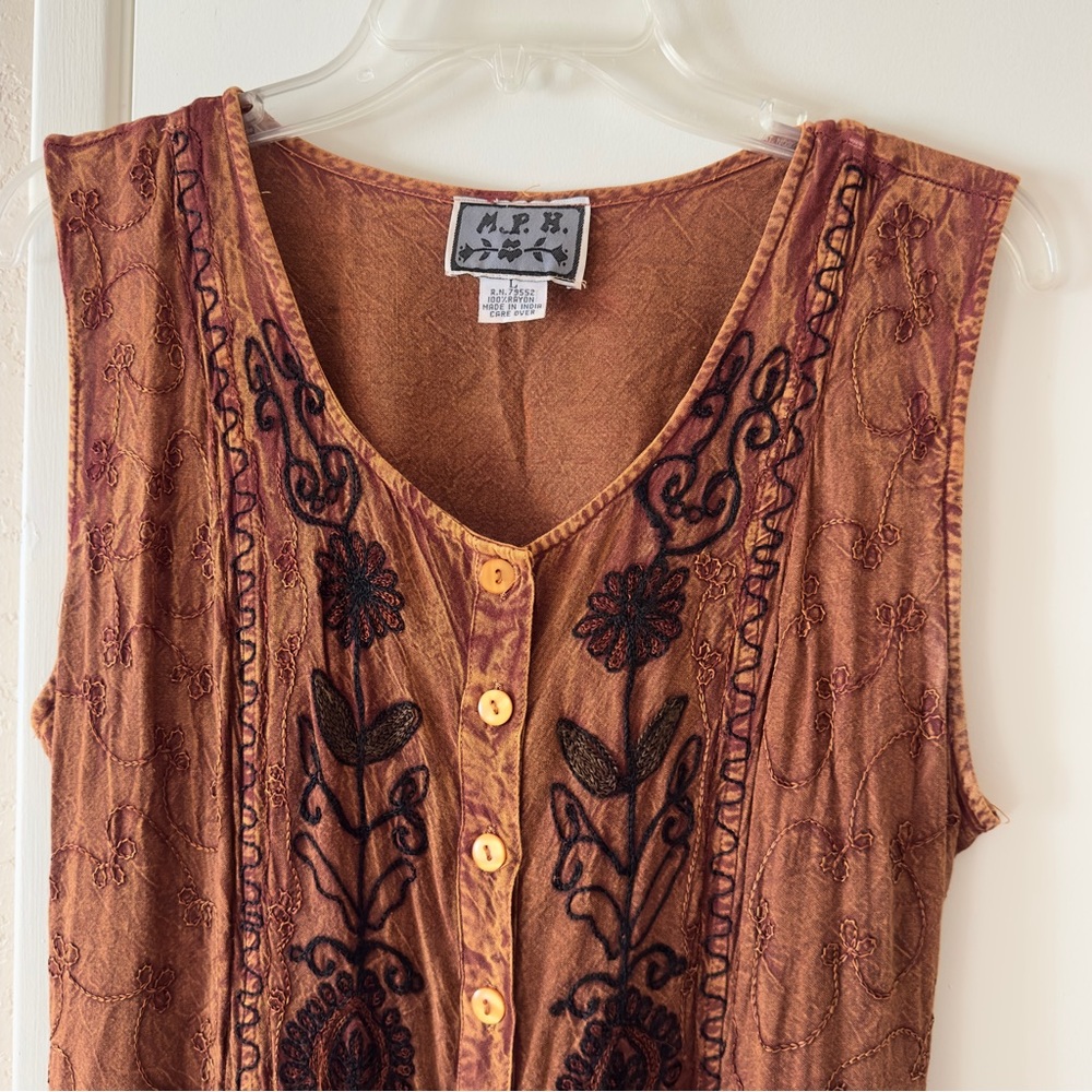 Vintage Maxi Dress Boho 70’s